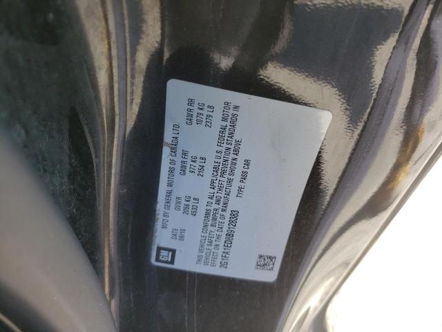 Photo 10 from auction – 2011 CHEVROLET CAMARO LS with VIN 2G1FA1ED8B9128383