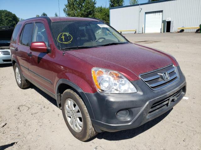 HONDA CR-V EX 2005 with VIN JHLRD78825C025795 - Photo from auction