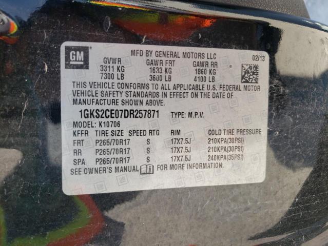 Photo 10 from auction – 2013 GMC YUKON SLT with VIN 1GKS2CE07DR257871
