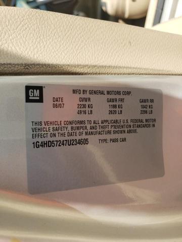 Photo 10 from auction – 2007 BUICK LUCERNE CX with VIN 1G4HD57247U234605