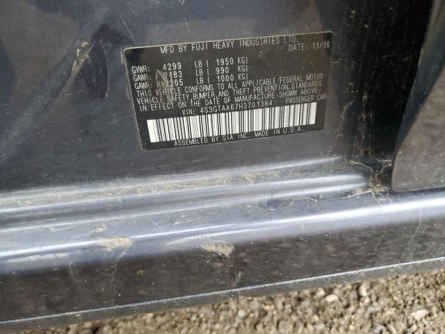 Photo 10 from auction – 2017 SUBARU IMPREZA with VIN 4S3GTAA67H3701384
