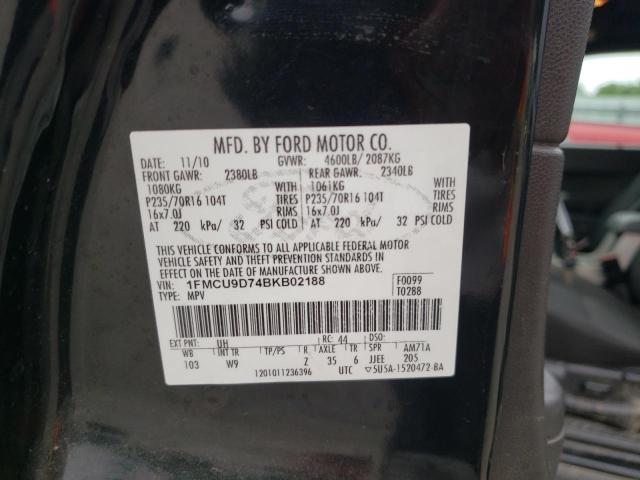 Photo 10 from auction – 2011 FORD ESCAPE XLT with VIN 1FMCU9D74BKB02188