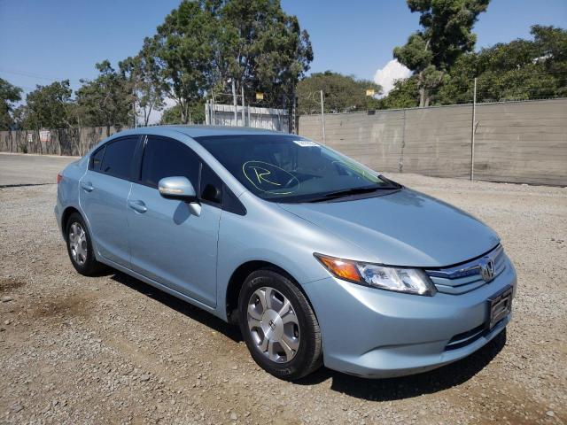 HONDA CIVIC HYBR 2012 with VIN JHMFB4F38CS009775 - Photo from auction