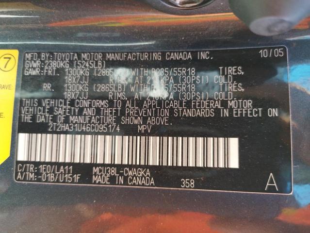 Photo 10 from auction – 2006 LEXUS RX 330 with VIN 2T2HA31U46C095174