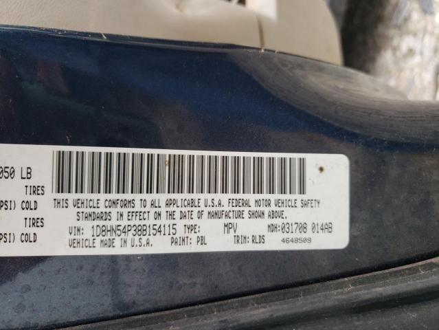 Photo 10 from auction – 2008 DODGE GRAND CARA with VIN 1D8HN54P38B154115
