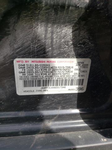Photo 10 from auction – 2008 MITSUBISHI OUTLANDER with VIN JA4MT31XX8Z017346