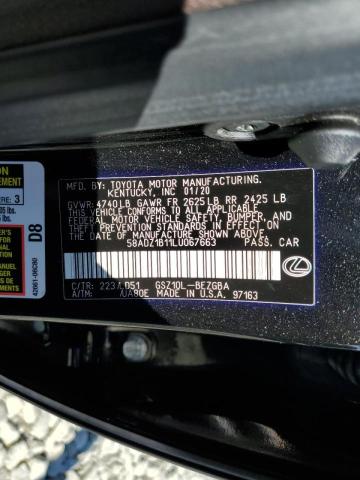 Photo 10 from auction – 2020 LEXUS ES 350 with VIN 58ADZ1B11LU067663