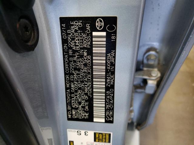 Photo 10 from auction – 2014 TOYOTA PRIUS V with VIN JTDZN3EU0EJ010308