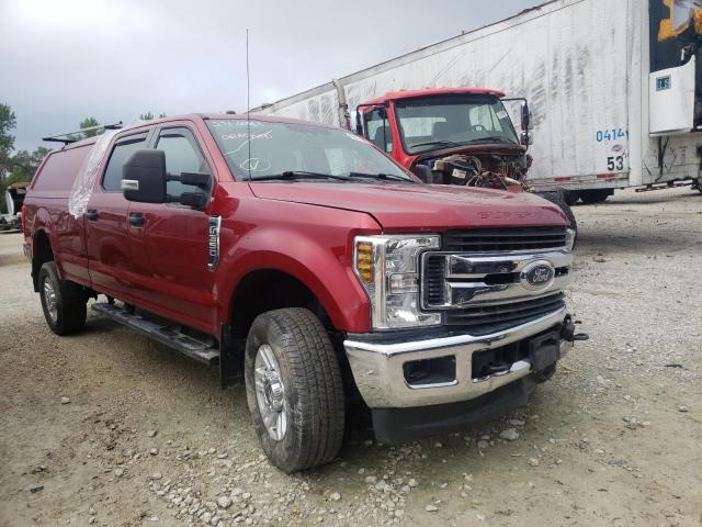 FORD F350 SUPER 2018 with VIN 1FT8W3B6XJEB65255 - Photo from auction