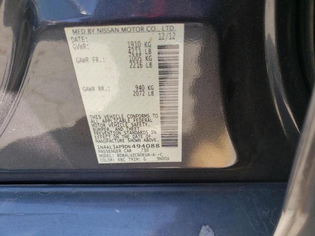 Photo 10 from auction – 2013 NISSAN ALTIMA 2.5 with VIN 1N4AL3AP9DN494088