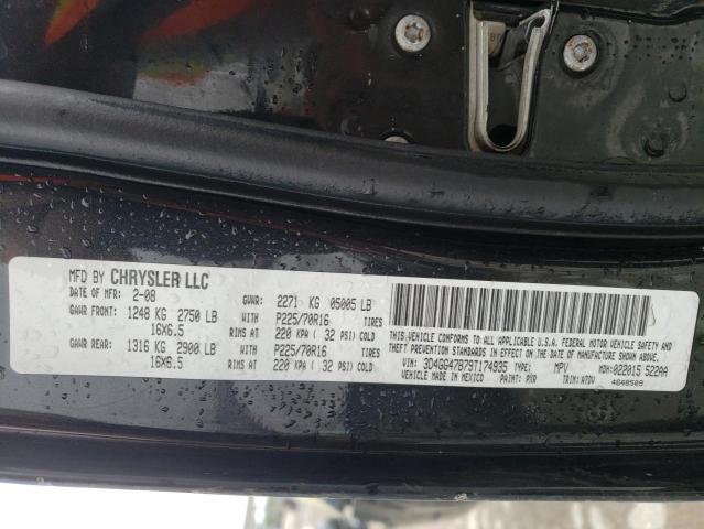 Photo 10 from auction – 2009 DODGE JOURNEY SE with VIN 3D4GG47B79T174935