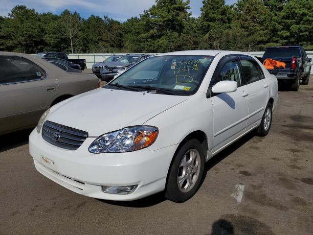 Photo 2 from auction – 2003 TOYOTA COROLLA CE with VIN 2T1BR32E53C122176