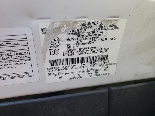 Photo 10 from auction – 2013 FORD TAURUS SEL with VIN 1FAHP2E85DG141674