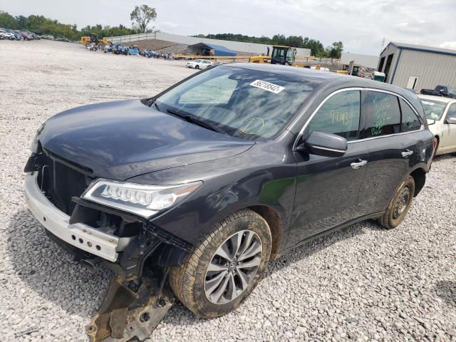 Photo 2 from auction – 2016 ACURA MDX TECHNO with VIN 5FRYD4H49GB015726