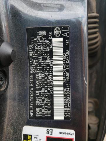Photo 10 from auction – 2011 TOYOTA COROLLA with VIN 2T1BU4EE7BC746236