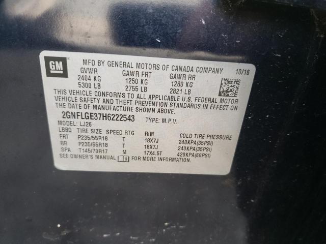 Photo 10 from auction – 2017 CHEVROLET EQUINOX PR with VIN 2GNFLGE37H6222543