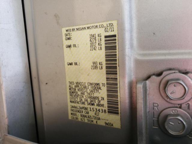 Foto 10 de la subasta – 2011 NISSAN ALTIMA BAS con VIN 1N4AL2AP0BC153438