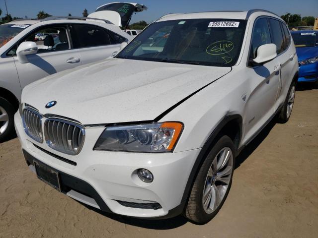 Photo 2 from auction – 2013 BMW X3 XDRIVE3 with VIN 5UXWX7C50DL976627