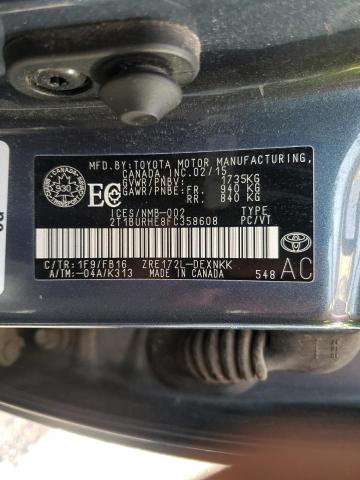 Photo 10 from auction – 2015 TOYOTA COROLLA L with VIN 2T1BURHE8FC358608
