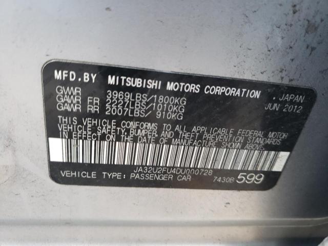 Photo 10 from auction – 2013 MITSUBISHI LANCER ES/ with VIN JA32U2FU4DU000728