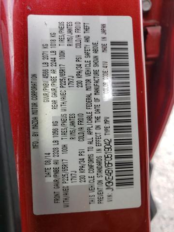 Photo 10 from auction – 2015 MAZDA CX-5 SPORT with VIN JM3KE4BY6F0519042