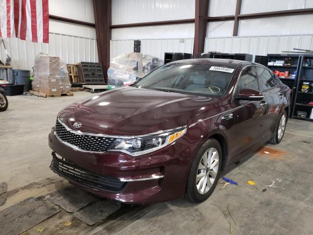 Photo 2 from auction – 2016 KIA OPTIMA EX with VIN 5XXGU4L32GG021005