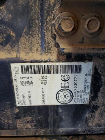 Photo 10 from auction – 2012 NISSAN ALTIMA SR with VIN 1N4BL2APXCN530772
