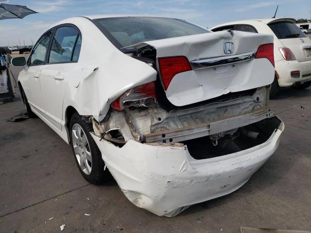 Photo 3 from auction – 2009 HONDA CIVIC LX with VIN 19XFA16549E034799