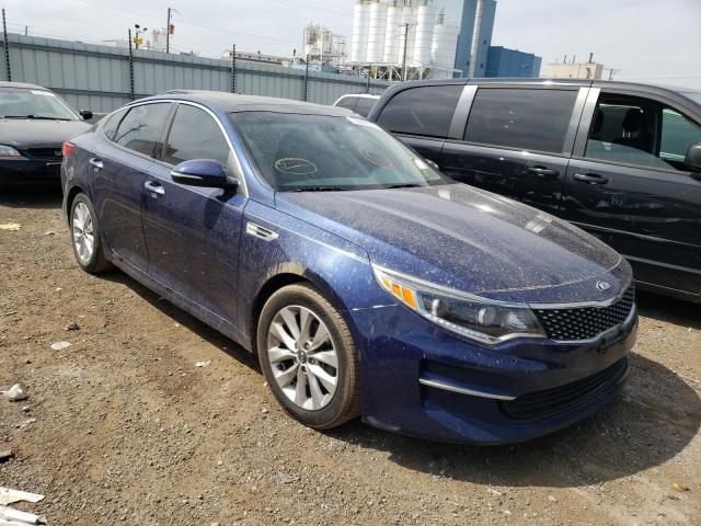 KIA OPTIMA EX 2016 with VIN 5XXGU4L33GG120352 - Photo from auction