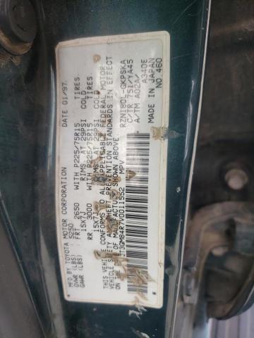 Photo 10 from auction – 1997 TOYOTA 4RUNNER with VIN JT3GM84R7V0011552