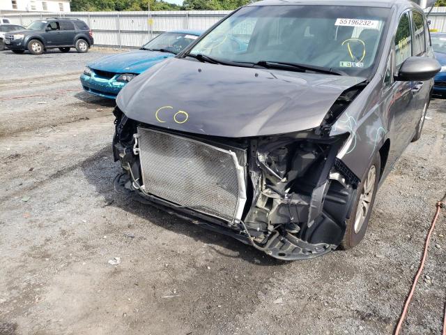 Photo 9 from auction – 2016 HONDA ODYSSEY SE with VIN 5FNRL5H39GB089718