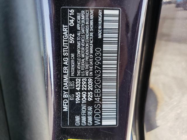 Photo 10 from auction – 2016 MERCEDES-BENZ CLA 250 with VIN WDDSJ4EB2GN379030