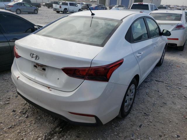 Photo 4 from auction – 2020 HYUNDAI ACCENT SE with VIN 3KPC24A65LE101631