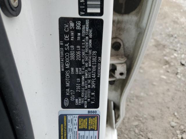 Photo 10 from auction – 2017 KIA FORTE LX with VIN 3KPFL4A7XHE138278