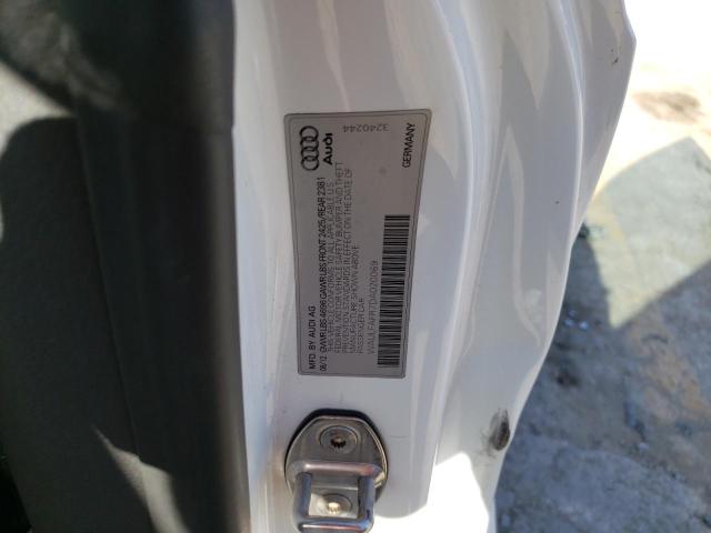 Photo 10 from auction – 2013 AUDI A5 PREMIUM with VIN WAULFAFR7DA020069