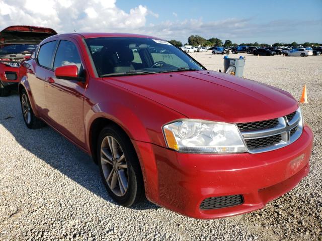 DODGE AVENGER SX 2012 with VIN 1C3CDZCB2CN244019 - Photo from auction