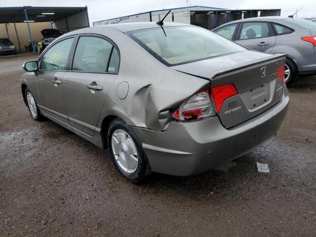 Photo 3 from auction – 2007 HONDA CIVIC HYBR with VIN JHMFA36227S007580