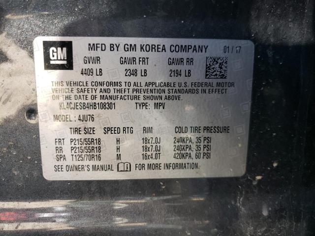 Photo 10 from auction – 2017 BUICK ENCORE PRE with VIN KL4CJESB4HB108301