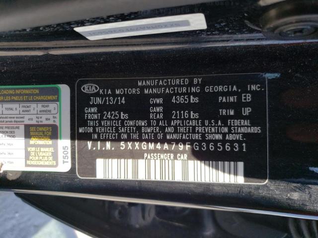 Photo 10 from auction – 2015 KIA OPTIMA LX with VIN 5XXGM4A79FG365631
