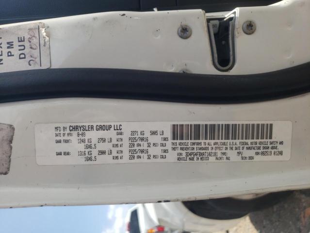 Photo 10 from auction – 2010 DODGE JOURNEY SE with VIN 3D4PG4FBXAT102181