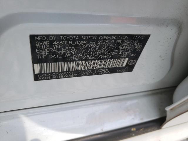 صورة رقم 10 من المزاد - 2011 LEXUS IS F مع VIN JTHBP5C26B5008896