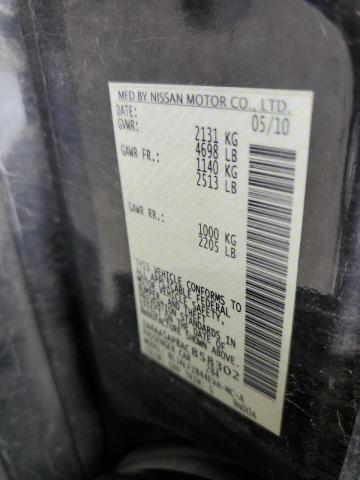 Photo 10 from auction – 2010 NISSAN MAXIMA S with VIN 1N4AA5AP8AC858302