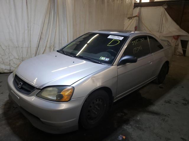 Photo 2 from auction – 2002 HONDA CIVIC EX with VIN 1HGEM21022L101600