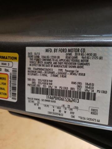 Photo 10 from auction – 2014 FORD FUSION SE with VIN 1FA6P0HD6E5362413