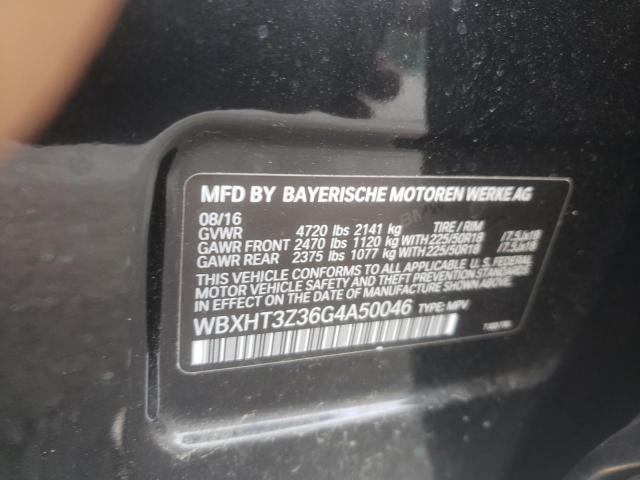 Photo 10 from auction – 2016 BMW X1 XDRIVE2 with VIN WBXHT3Z36G4A50046