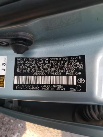 Zdjęcie 10 z aukcji – 2015 TOYOTA PRIUS z VIN JTDKN3DU1F1968376