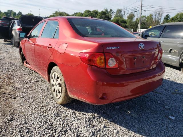 Photo 3 from auction – 2009 TOYOTA COROLLA BA with VIN JTDBL40EX9J037261