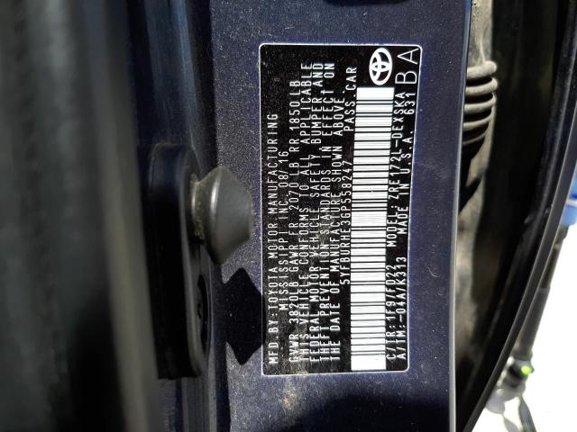 Photo 10 from auction – 2016 TOYOTA COROLLA L with VIN 5YFBURHE3GP558247