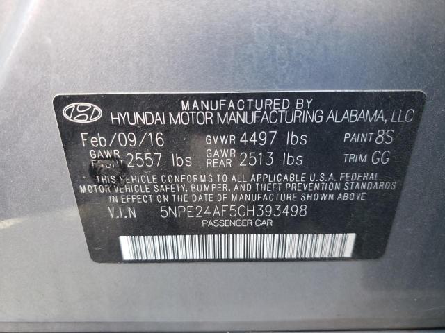 Photo 10 from auction – 2016 HYUNDAI SONATA SE with VIN 5NPE24AF5GH393498