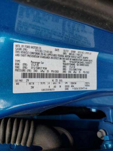 Photo 10 from auction – 2014 FORD FOCUS SE with VIN 1FADP3K24EL190877